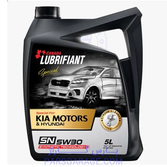 روغن موتور SN لوبریفینت Lubrifiant حجم 5 لیتر 5W30 پلاستیکی کانادا
