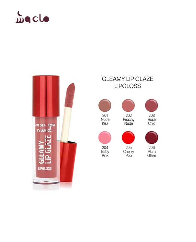 لیپ گلاس گلدن رز مدل Gleamy Lip Glaze — تصویر ۷