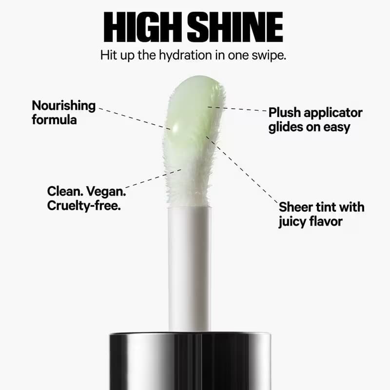 روغن لب KUSH مدل Sheer Hydrating Lip Oil رنگ Green Dragon میلک میکاپ – 5.5ml — تصویر ۳