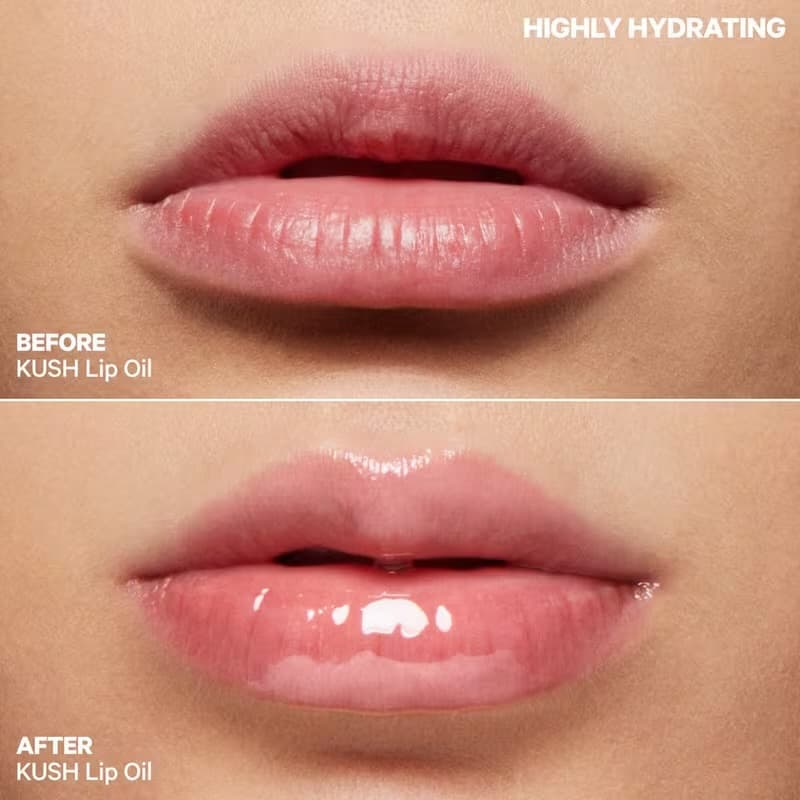 روغن لب KUSH مدل Sheer Hydrating Lip Oil رنگ Green Dragon میلک میکاپ – 5.5ml — تصویر ۴