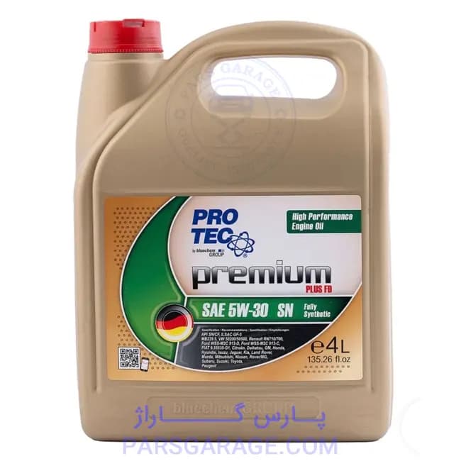 روغن موتور SN پروتک Protech حجم 5 لیتر 5W-30 — تصویر ۲