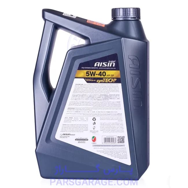 روغن موتور SP آیسین Aisin حجم 4 لیتر 5w40 — تصویر ۳