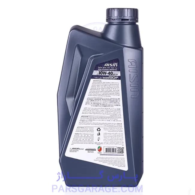 روغن موتور SP آیسین Aisin حجم 1 لیتر 10w40 — تصویر ۳