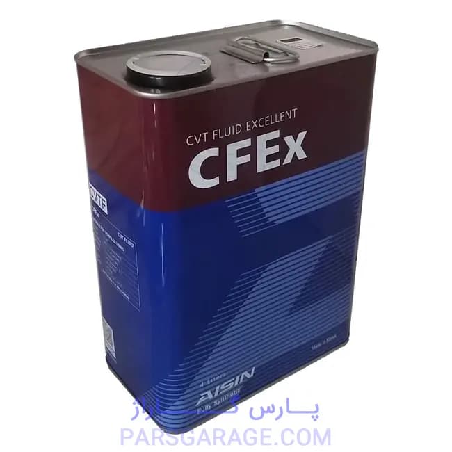 روغن دنده (واسکازین) CVT CFEx آیسین Aisin حجم 4 لیتر — تصویر ۲