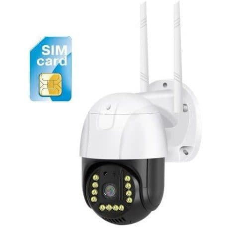 دوربین مینی اسپیددام سیم کارتی4G مدل p20 تک لنز 3مگاپیسکل v380 Pro — تصویر ۳