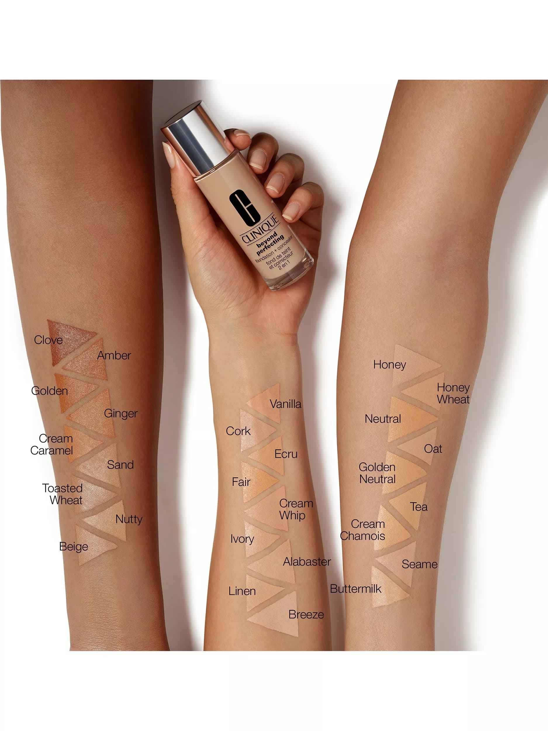Clinique Beyond Perfecting Foundation + Concealer | کرم پودر و کانسیلر کلینیک — تصویر ۶