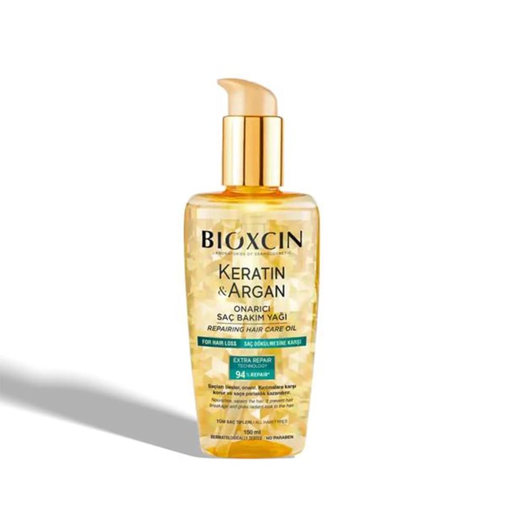 روغن مو ترمیم کننده بیوکسین مدل KERATIN and ARGAN