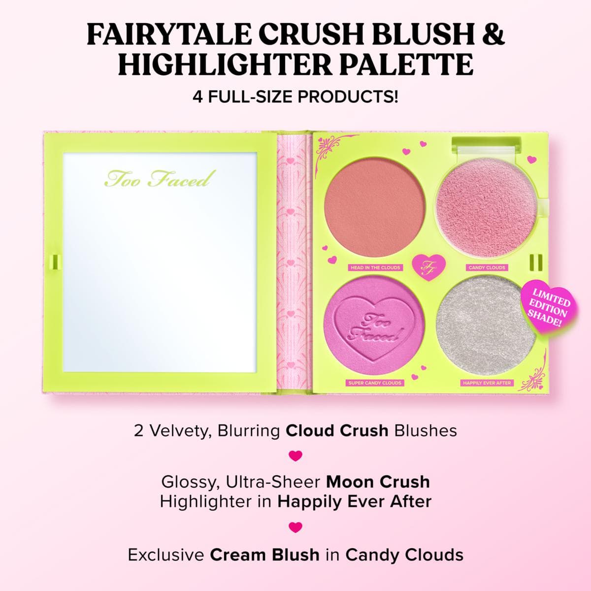 پلت رژگونه و هایلایتر Fairytale Crush توفیسد — تصویر ۶