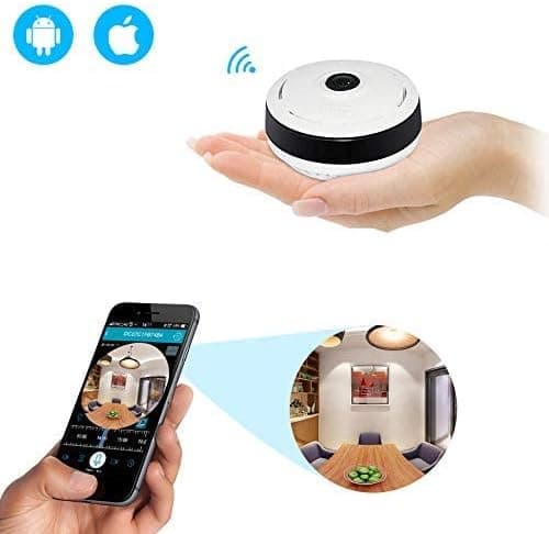 دوربین چشم ماهی 2مگاپیکسل وای فای 360 درجه V380 مدل RU-3003 — تصویر ۳