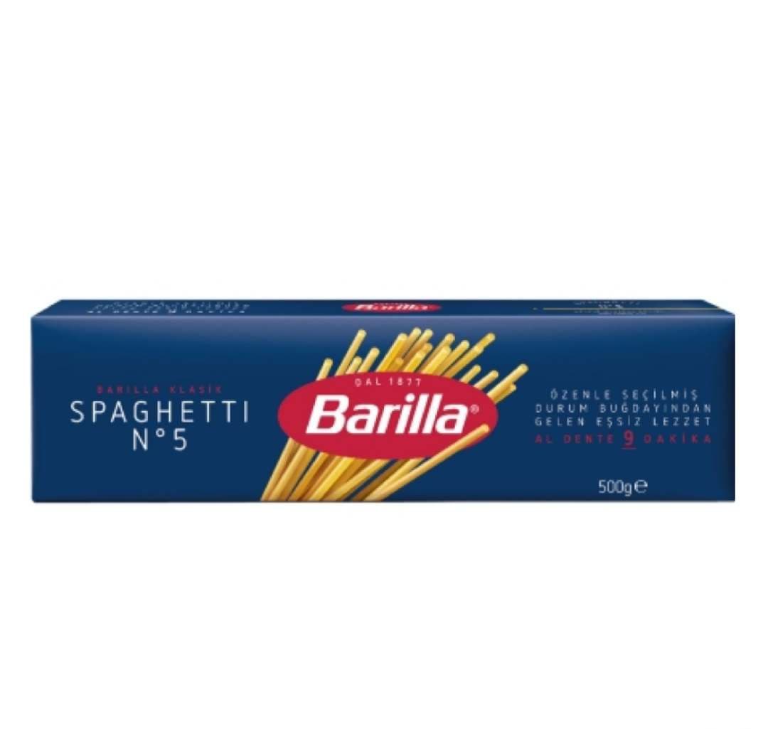 ماکارونی اسپاگتی مدل n.5 باریلا Barilla حجم 500 گرم