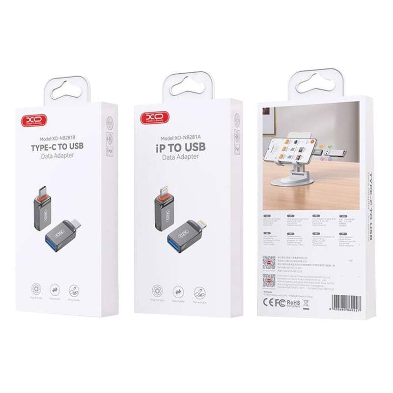 تبدیل USB OTG به تایپ سی ایکس او XO-NB281B