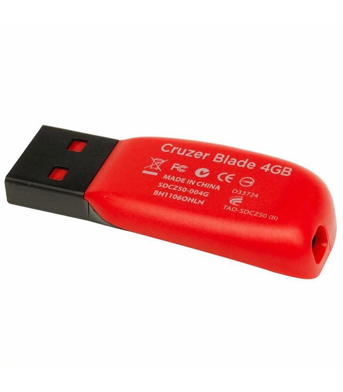 فلش 64 گيگ سن ديسک SanDisk Cruzer Blade — تصویر ۴
