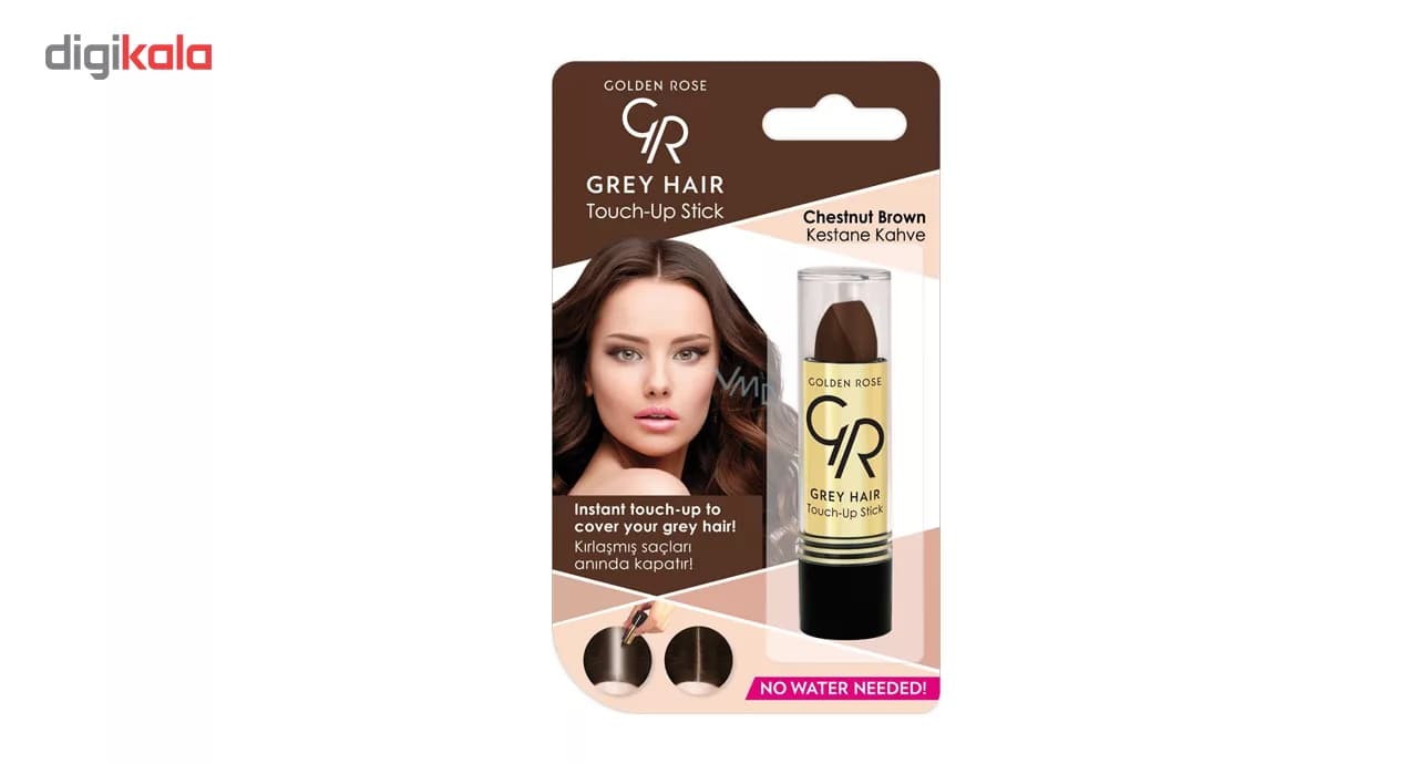 رژ مو گلدن رز مدل Chestnut Brown — تصویر ۳