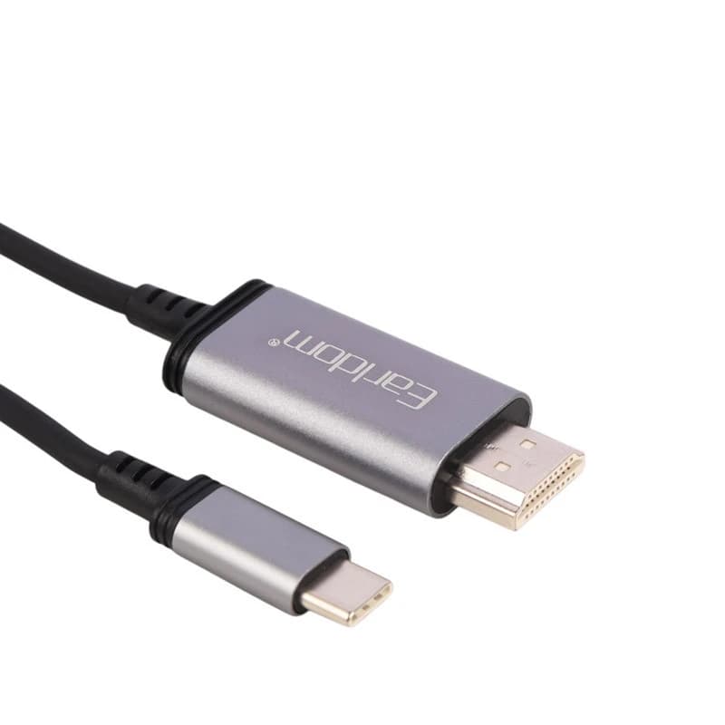 کابل تبدیل Type-C به HDMI ارلدام ET-W34 طول 2 متر — تصویر ۳