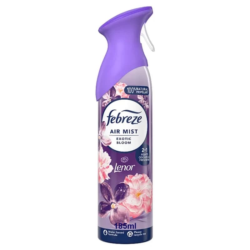 اسپری خوشبو کننده فبرز مدل exotic bloom با رایحه شیرین و خنک