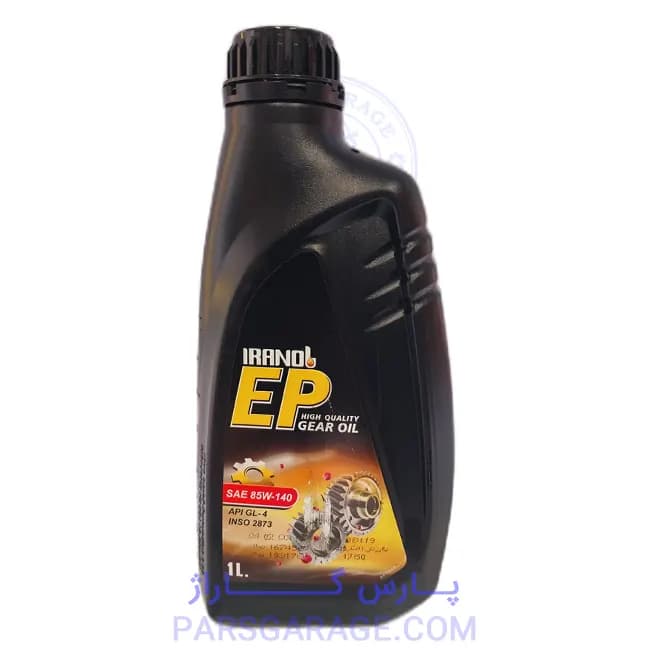 روغن دنده (واسکازین) API GL4 ایرانول Iranol حجم 1 لیتر 85W-140 — تصویر ۲