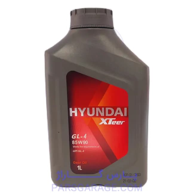 روغن دنده (واسکازین) API GL4 هیوندای Hyundai حجم 1 لیتر 85W-90 — تصویر ۲