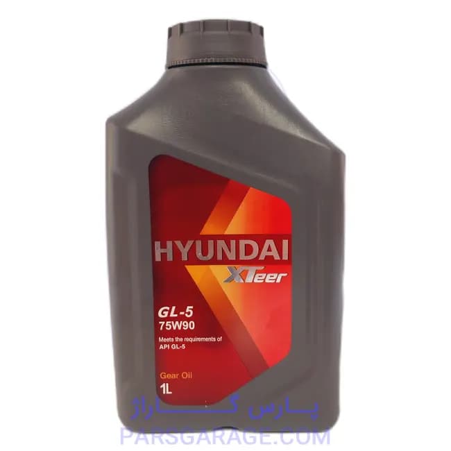 روغن دنده (واسکازین) API GL5 هیوندای Hyundai حجم 1 لیتر 75W-90 — تصویر ۲