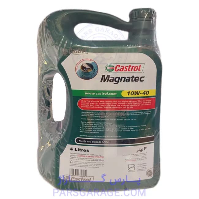 روغن موتور SN کاسترول Castrol حجم 4 لیتر 10W-40 — تصویر ۲