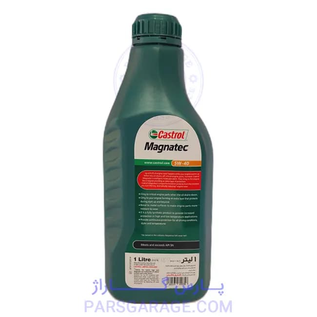 روغن موتور SN کاسترول Castrol حجم 1 لیتر 5W-40 — تصویر ۳