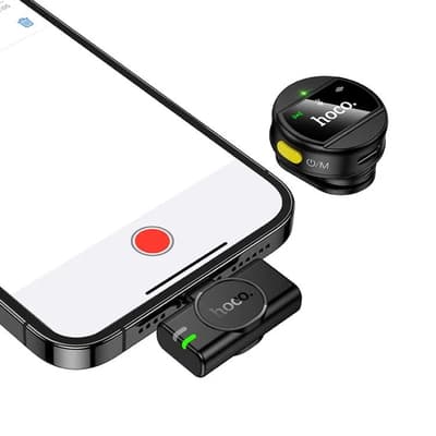 میکروفن یقه ای هوکو مدل Hoco L21 ENC Lightning — تصویر ۷