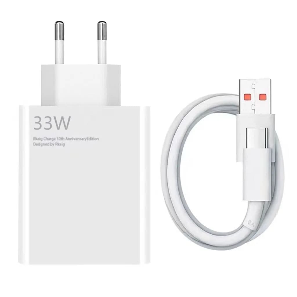 شارژر ديواري شيائومي مدل 33W به همراه تبديل USB-C