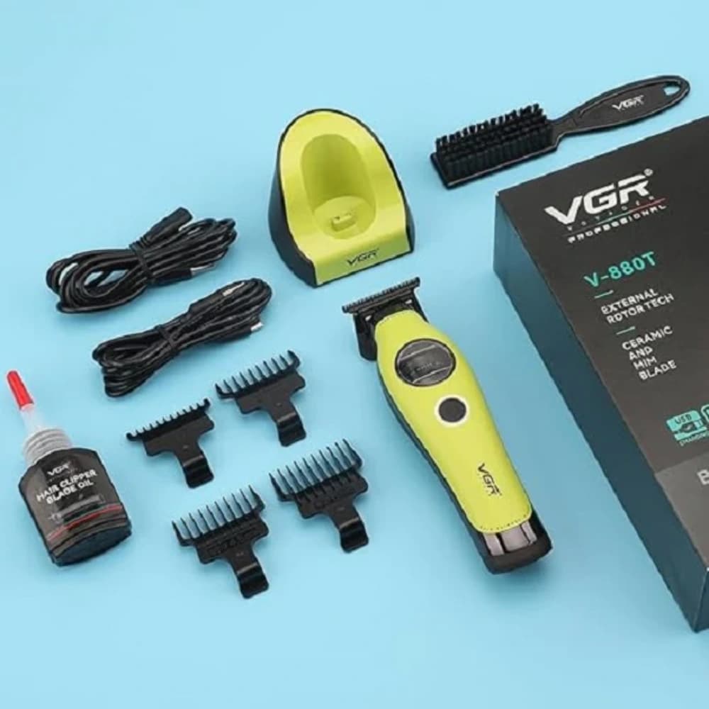 ماشین اصلاح موی صورت شارژی وی جی ار مدل V-880 T — تصویر ۴