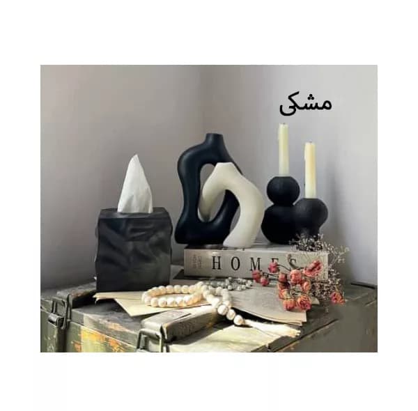 شمعدان مدل توپی مناسب برای شمع مخروطی مجموعه ۲ عددی — تصویر ۴