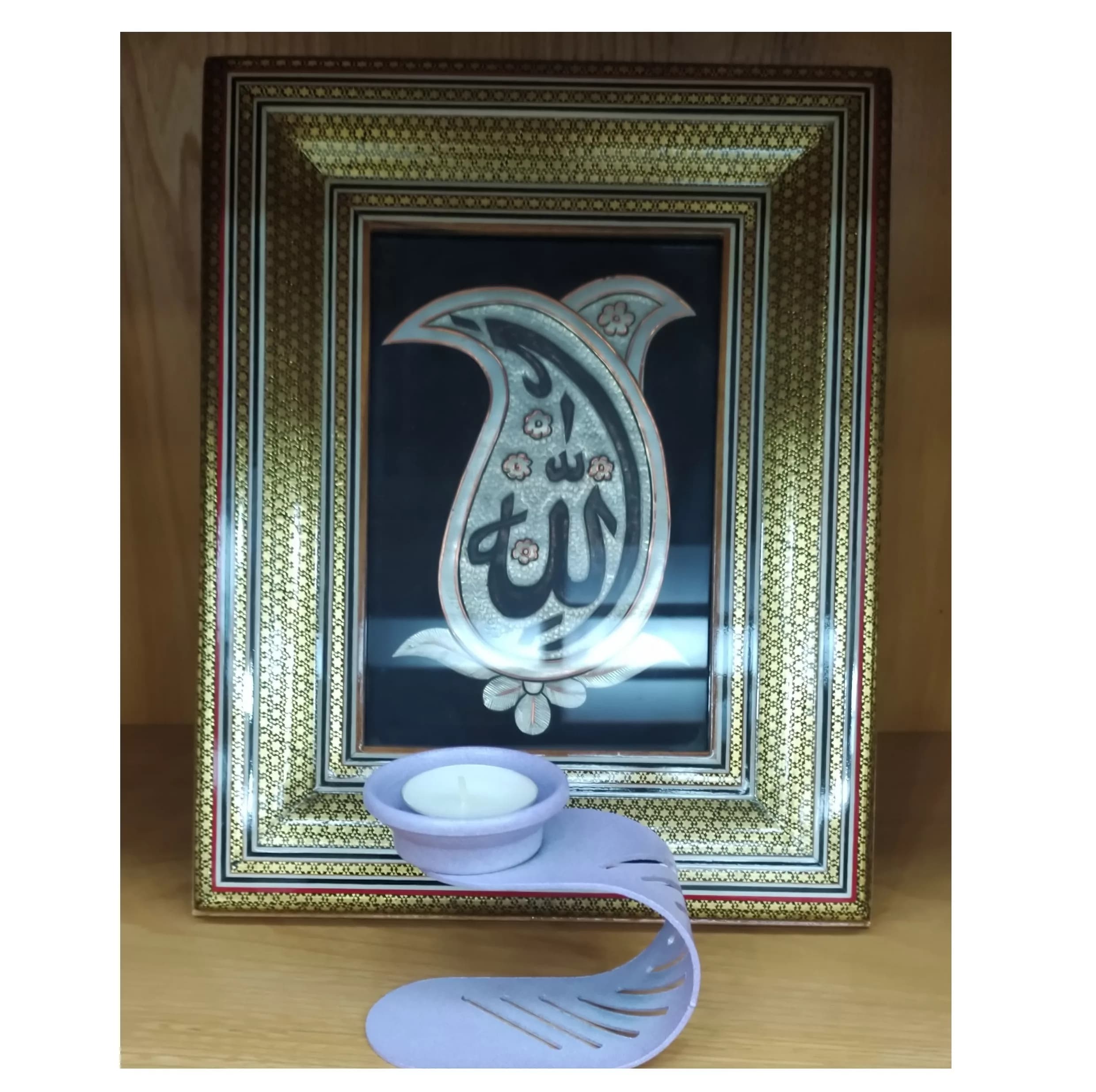 جا شمعی مدل نیلوفر کد 03 — تصویر ۳