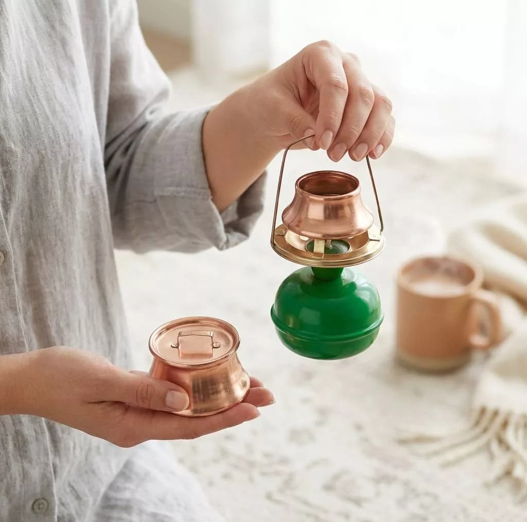 جاشمعی طرح دیگ مسی سنتی — تصویر ۵