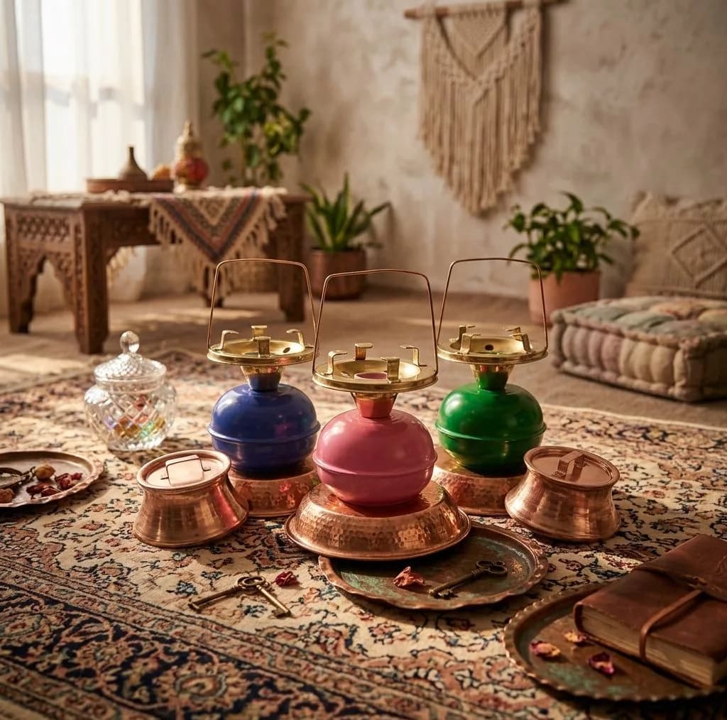 جاشمعی طرح دیگ مسی سنتی — تصویر ۶
