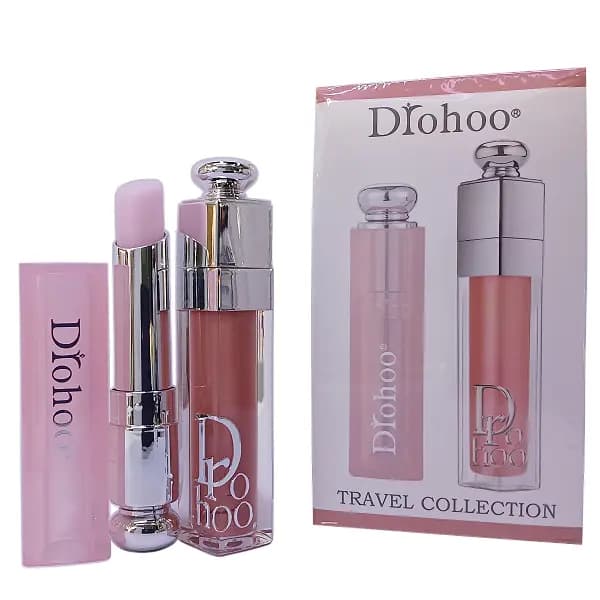 پک رژ لب و لیپ گلاس Drohoo طرح دیور