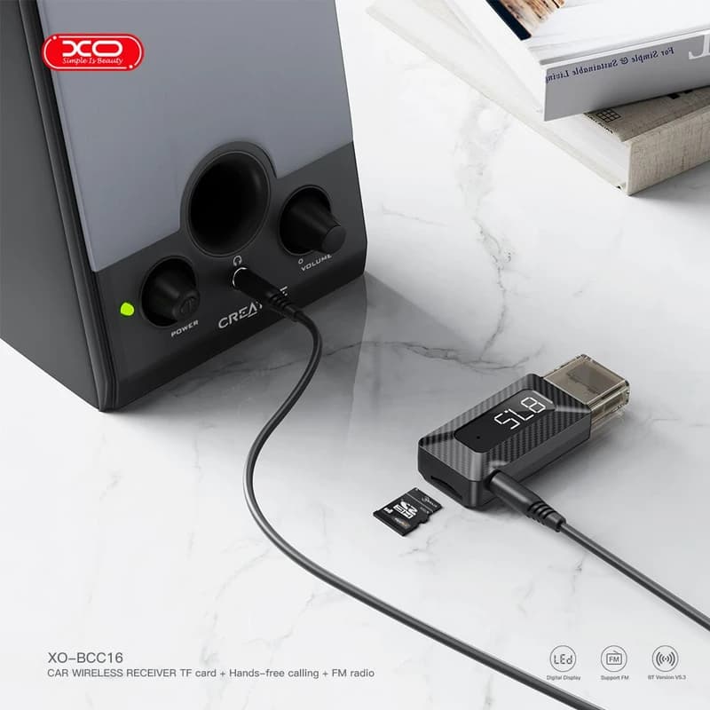 گیرنده بلوتوثی صدا ایکس او مدل BCC16 — تصویر ۶