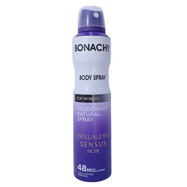 اسپری ضد تعریق بوناچی مدل Estelauder Sensuous Noir حجم 250 میل