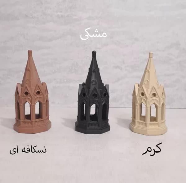 جا شمعی مدل برج مناسب برای شمع وارمر — تصویر ۵