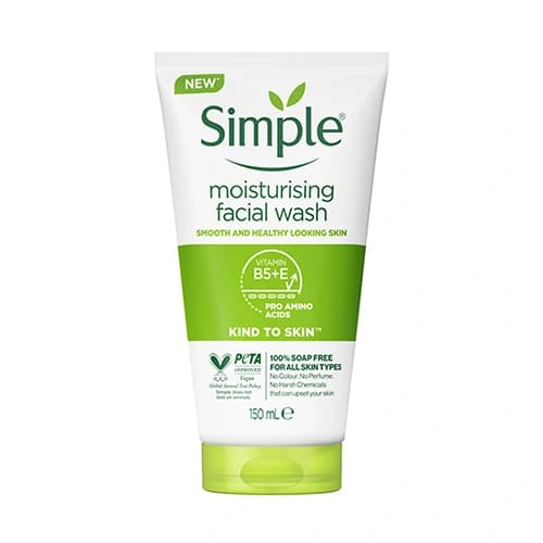 ژل شستشوی صورت سیمپل مدل مویسچرینگ Moisturising اصل انگلیس