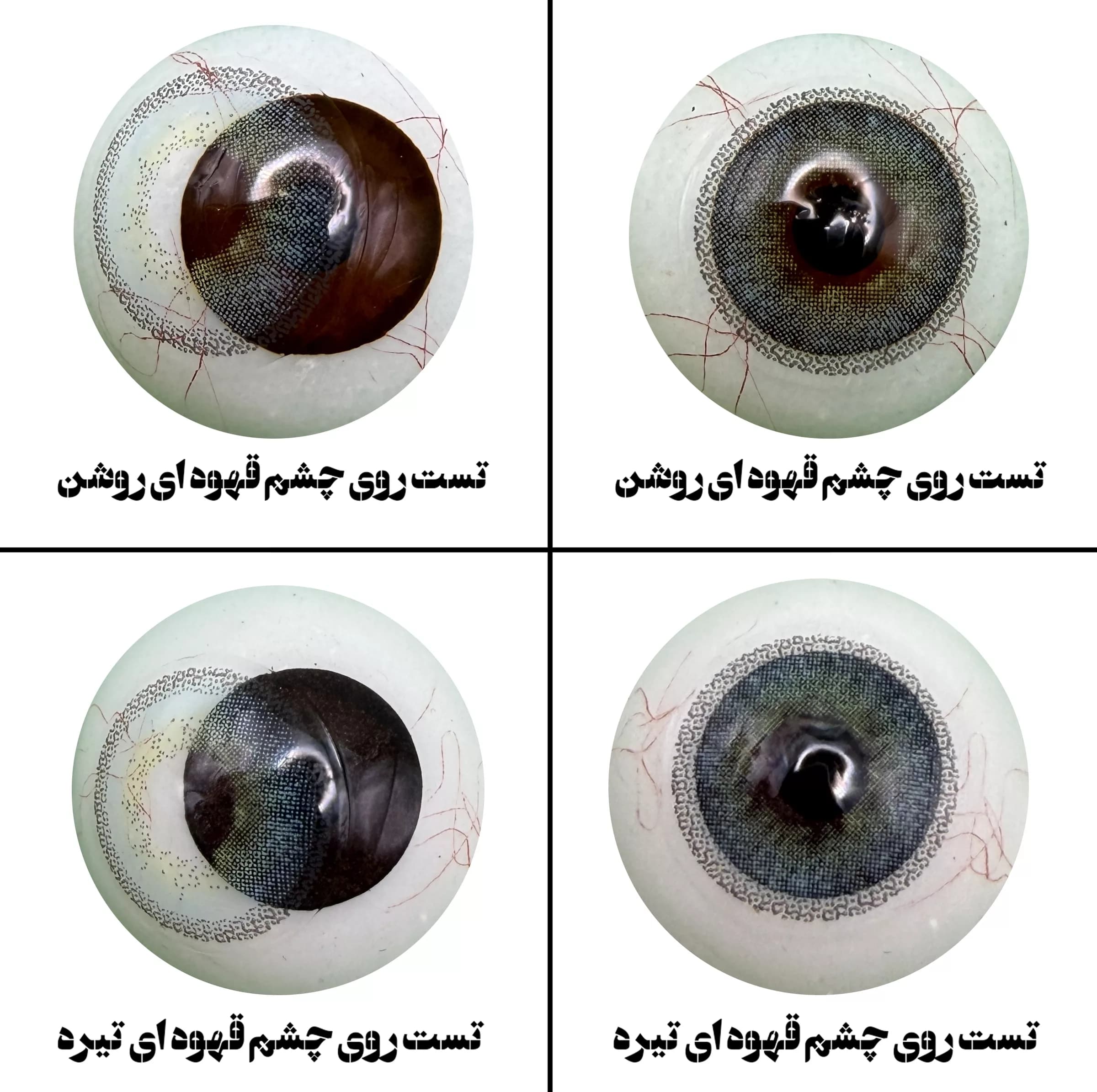 لنز چشم هرا مدل 25 فصلی کد RYA360 رنگ آبی تیره ته مایه سبز دوردار — تصویر ۴