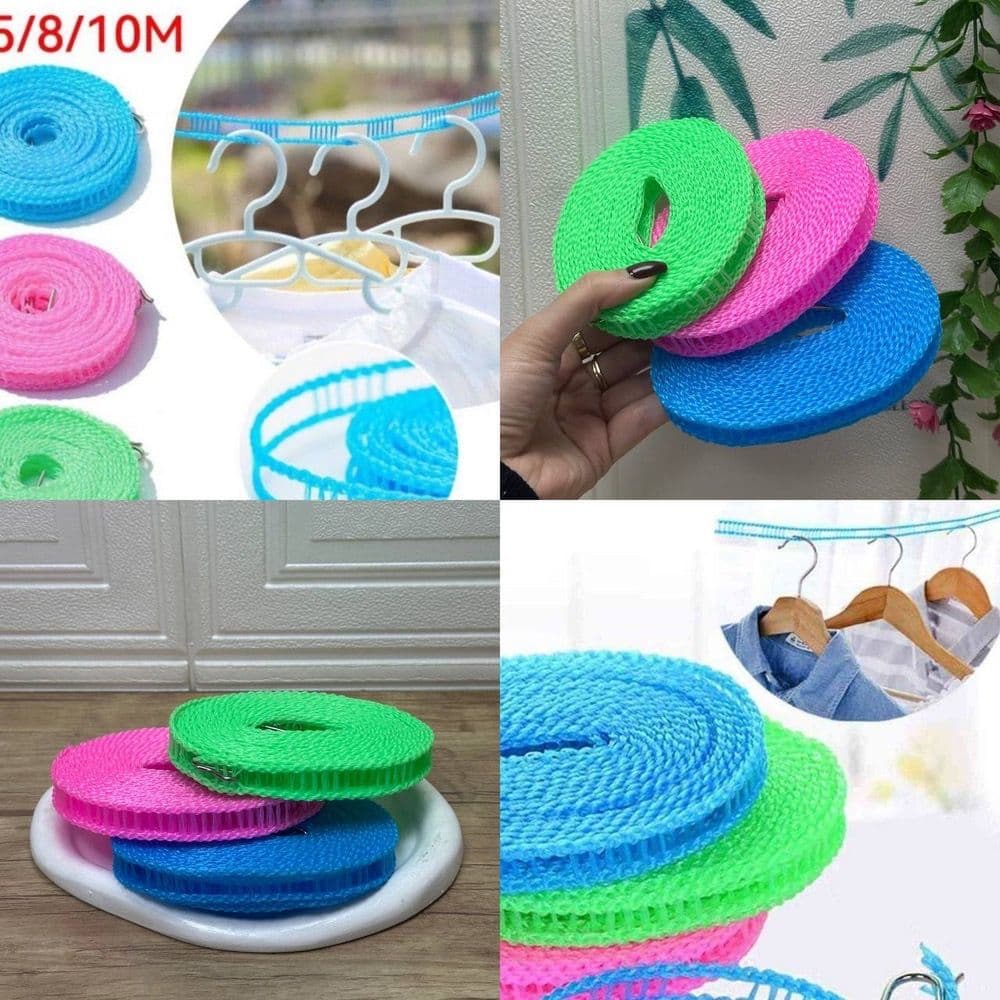 طناب WINDPROOF لباس رنگی 5 متری کد 610