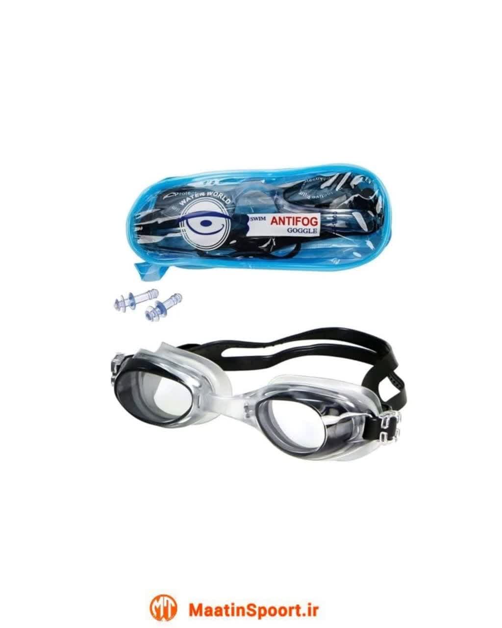 عینک شنا کیفی معمولی DZ-1600 بند قابل تنظیم