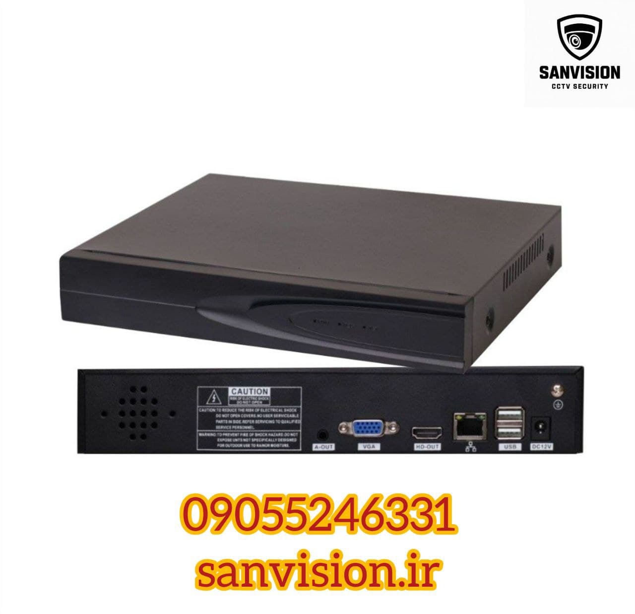دستگاه تحت شبکه (NVR) – ۱۰ کانال با پشتیبانی 4k (کپی)