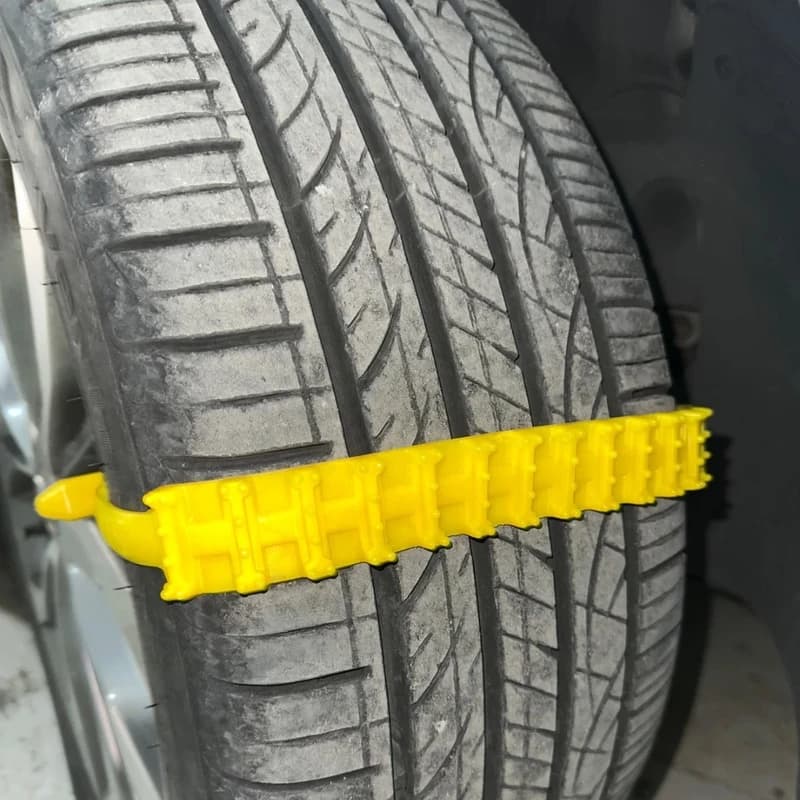 زنجیر چرخ پلاستیکی ژله‌ای مناسب رینگ فولادی (بسته 8 عددی) — تصویر ۴