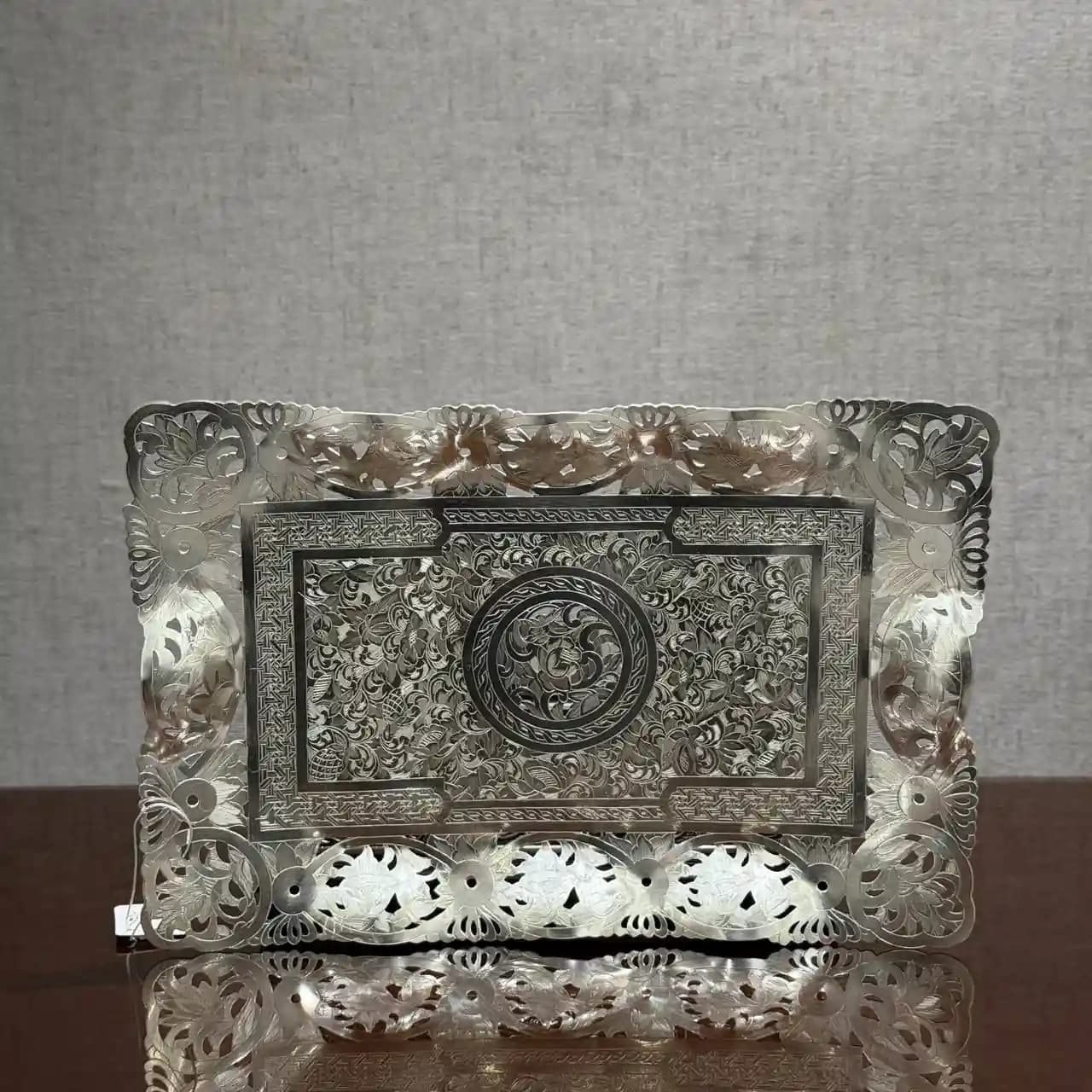شیرینی خوری نقره قلم تبریز — تصویر ۲