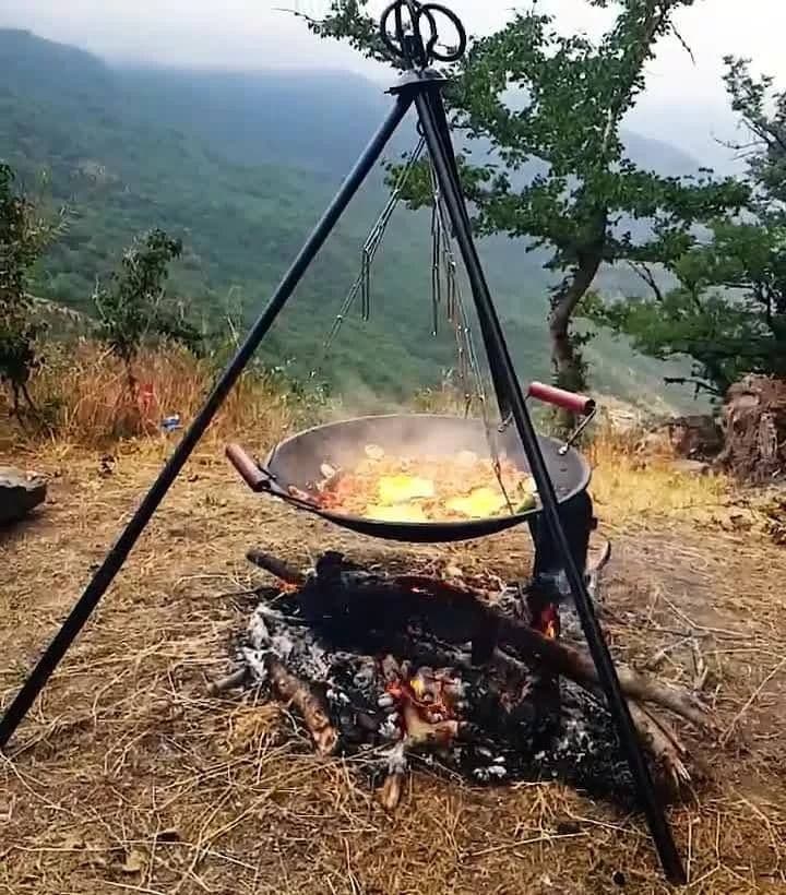 منقل سرخپوستی 3 پایه کد 386