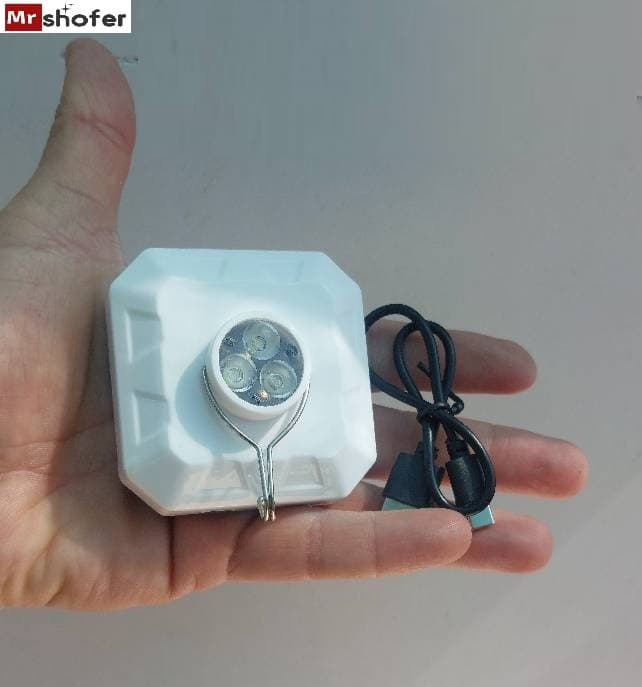 چراغ کمپی شارژی T219 مناسب سفر و کمپینگ — تصویر ۴