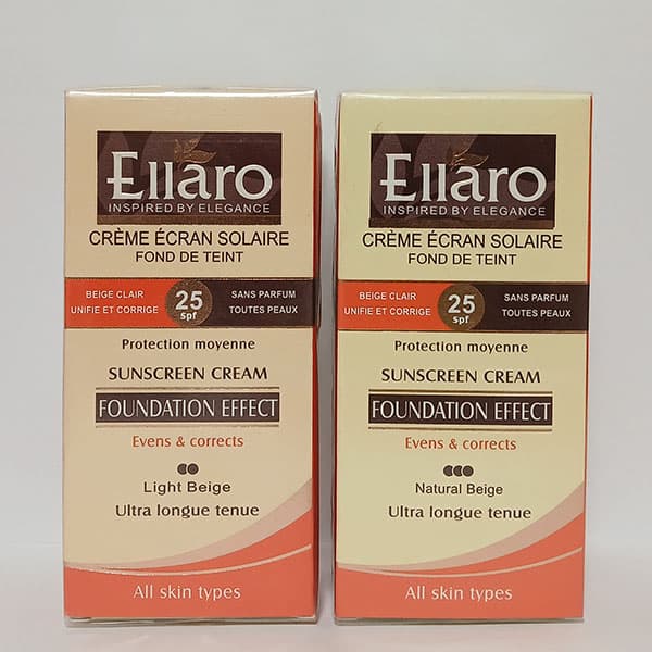 ضد آفتاب رنگی الارو SPF 25