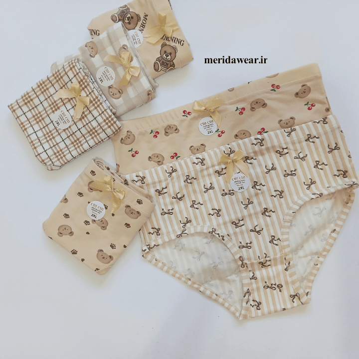 شورت کش پهن عروسکی تم کَره ای کد ۲۹(طرح ۴ سایز ۲ ایکس)