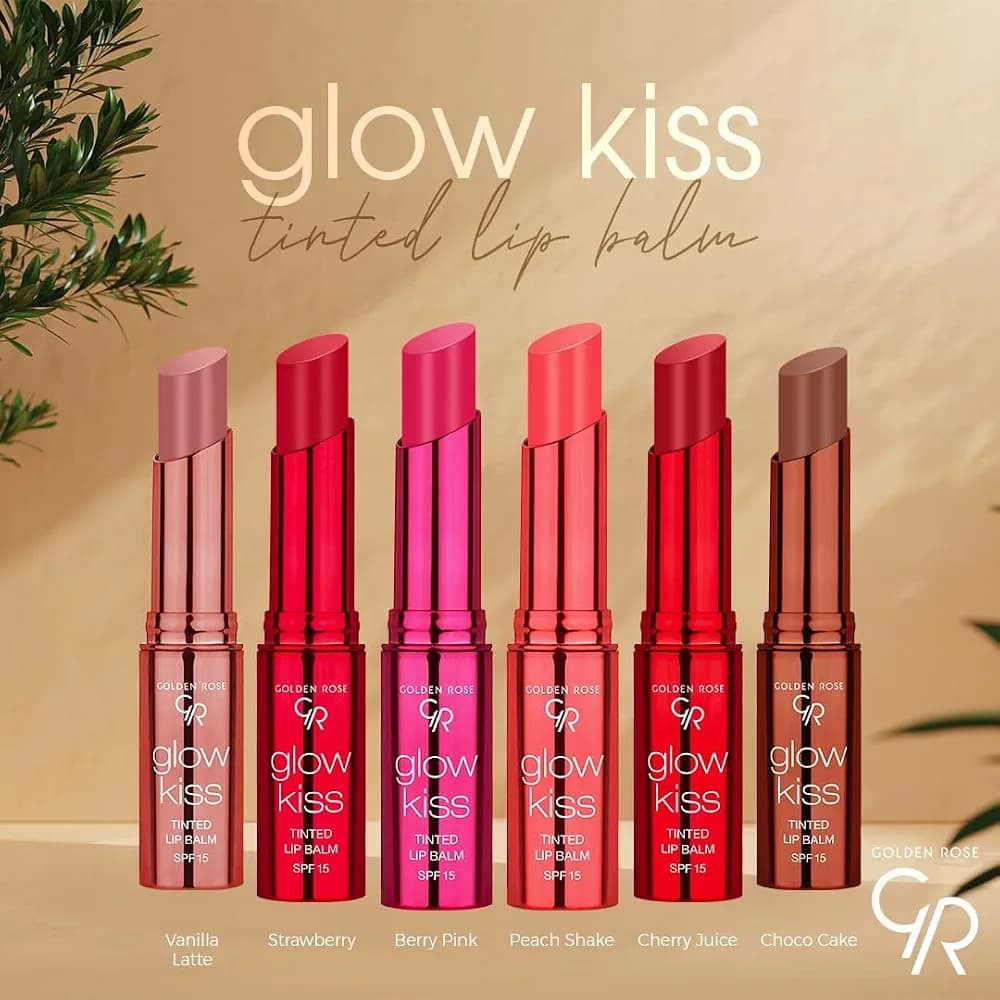 تینت و بالم لب Glow Kiss با Spf15 گلدن رز — تصویر ۴