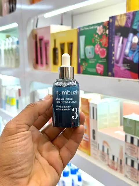 سرم کنترل منافذ Blu-Bio retinol شماره 3 نامبوزین 30 میلی لیتر — تصویر ۸