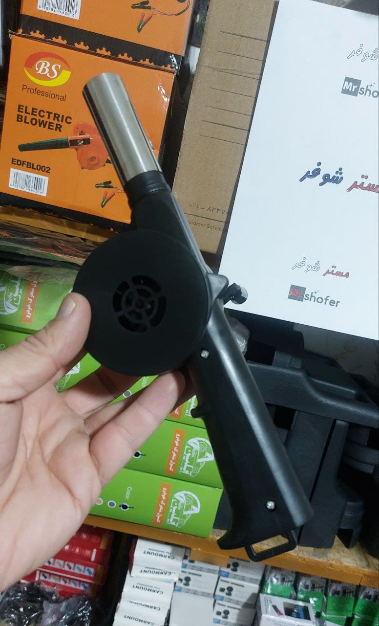بادبزن باربیکیو تفنگی (بادبزن دستی تفنگی) — تصویر ۵