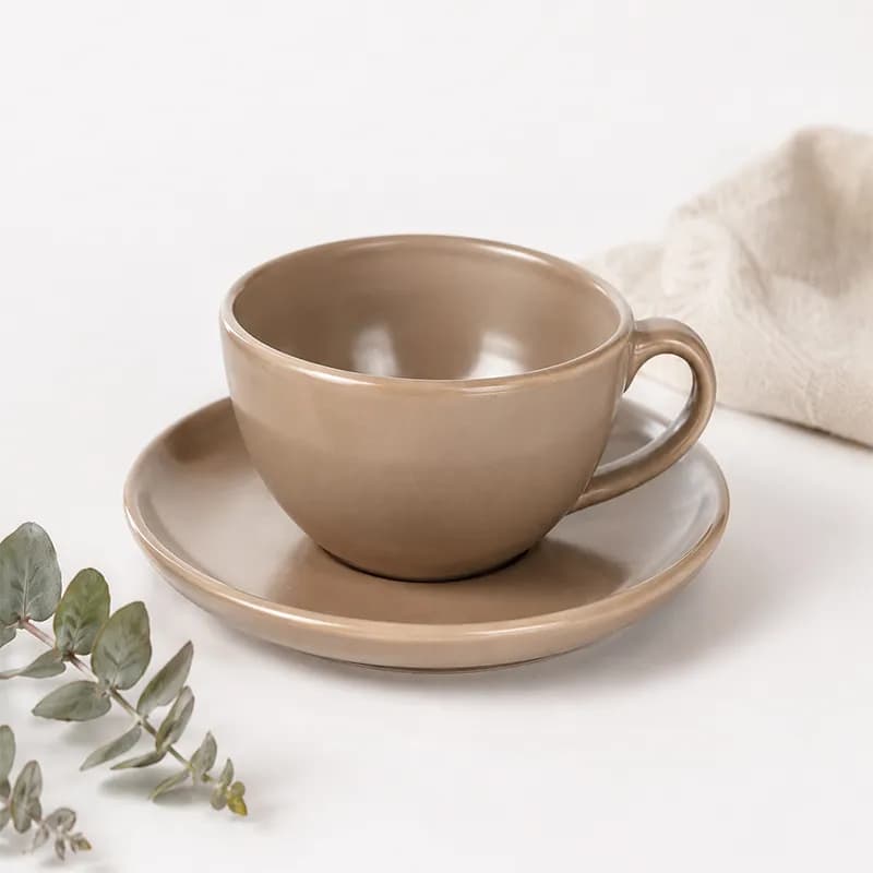 فنجان لته خوری با نعلبکی